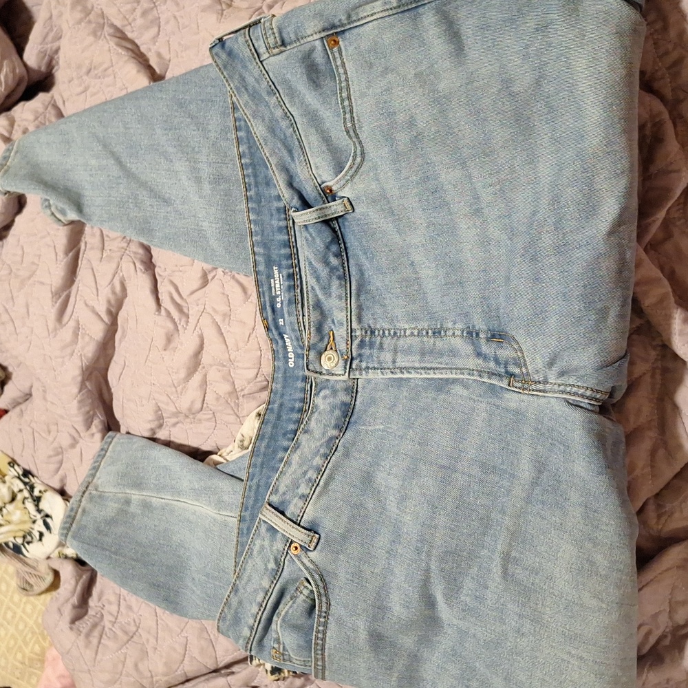 Plus size old navy straight leg jeans